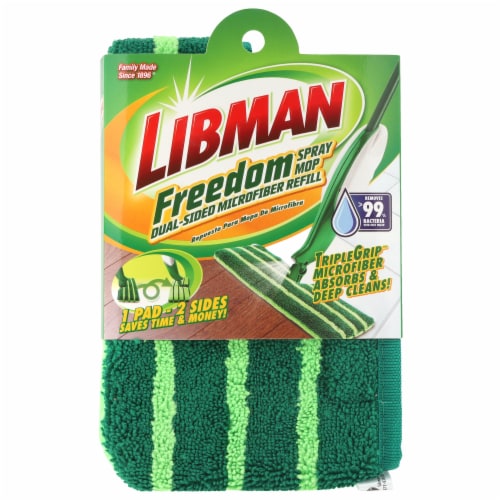 Libman® Freedom Spray Mop Dual-Sided Microfiber Pad Refill Perspective: front
