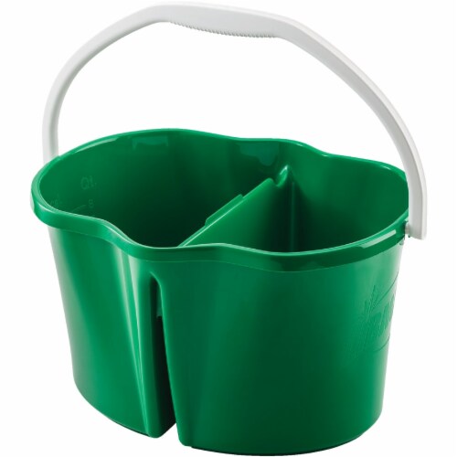 Libman 4-Gallon (s) Polypropylene Double Bucket in the Buckets department  at