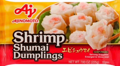 Ajinomoto Shrimp Shumai Dumplings Perspective: front