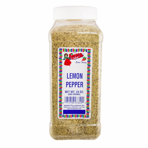 Fiesta® Lemon Pepper Seasoning Perspective: front