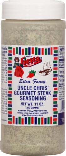 Fiesta® Extra Fancy Uncle Chris' Gourmet Steak Seasoning Perspective: front