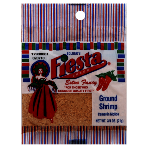 Fiesta® Extra Fancy Ground Shrimp Seasoning Perspective: front