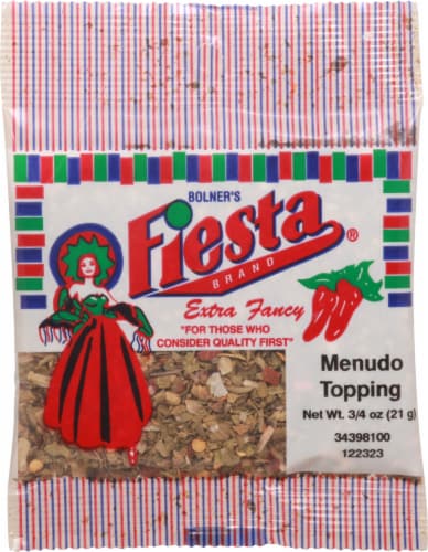 Fiesta® Menudo Topping Perspective: front
