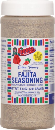 Fiesta® Salt Free Fajita Seasoning Perspective: front