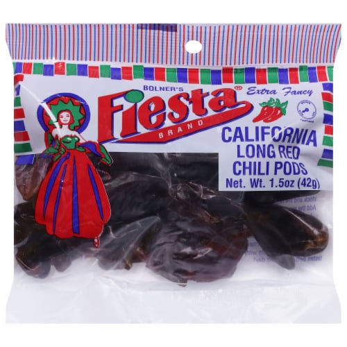 Fiesta® Extra Fancy California Long Red Chili Pods Perspective: front