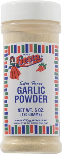Bolner's Fiesta Granulated Garlic Powder Seasoning Perspective: front