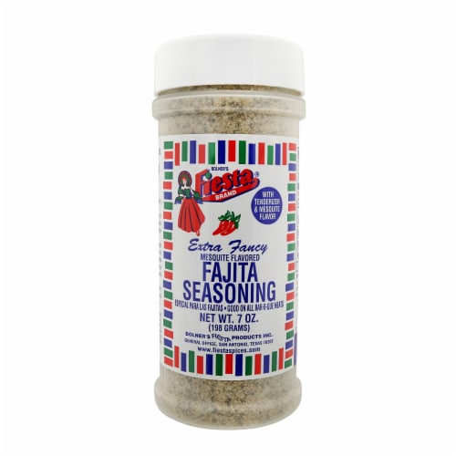 Fiesta® Extra Fancy Mesquite Fajita Seasoning Perspective: front