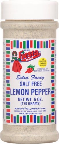 Fiesta® Lemon Pepper Seasoning Perspective: front