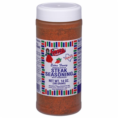 Fiestas® Texas Style Steak Seasoning Perspective: front