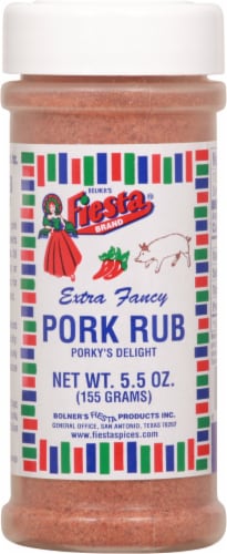 Fiesta® Extra Fancy Porky's Delight Pork Rub Perspective: front