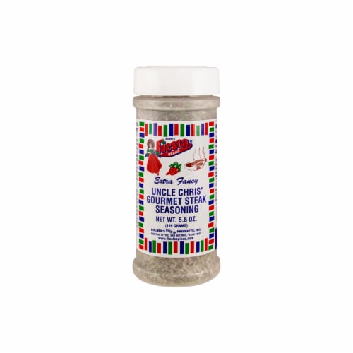 Fiesta® Uncle Chris' Gourmet Steak Seasoning Perspective: front
