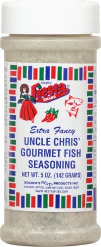 Fiesta Uncle Chris' Gourmet Fish Seasoning, 5 oz - Kroger