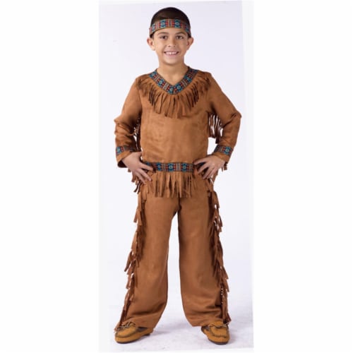 Costumes For All Occasions FW131022LG American Native American Boy Child Large Perspective: front