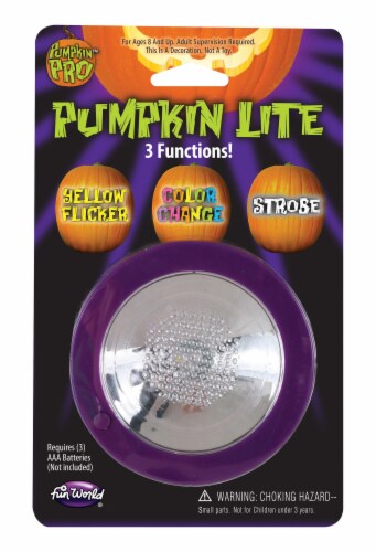 Fun World Pumpkin Pro Pumpkin Light - Purple Perspective: front