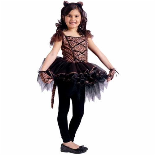 Costumes For All Occasions FW114092LG Ballerina Leopard Child 12-14 Perspective: front