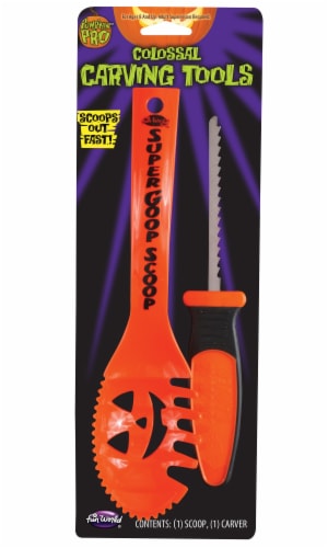 Fun World Pumpkin Pro Colossal Carving Tools - Assorted Perspective: front
