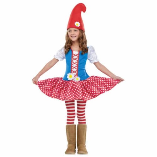 Costumes for all Occasions FW116111TL Gnome Girl Tdlr Lg 3t-4t Perspective: front