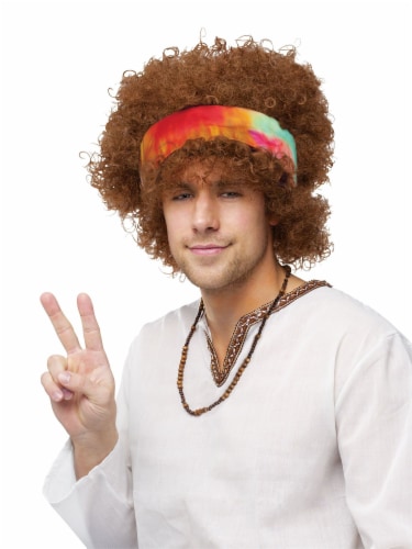 Fun World Adult Fro Wig Perspective: front