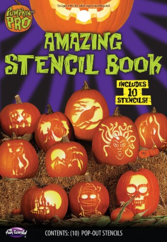 Fun World Pumpkin Pro Amazing Stencil Book Perspective: front