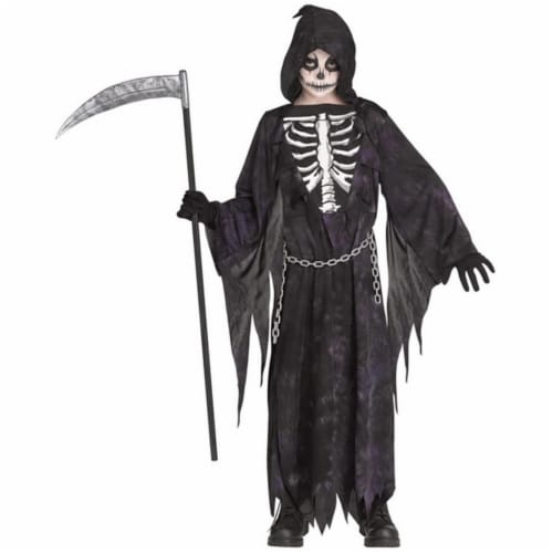 Morris Costumes Child Midnight Reaper Costume Dress - Large, Size 12-14 ...