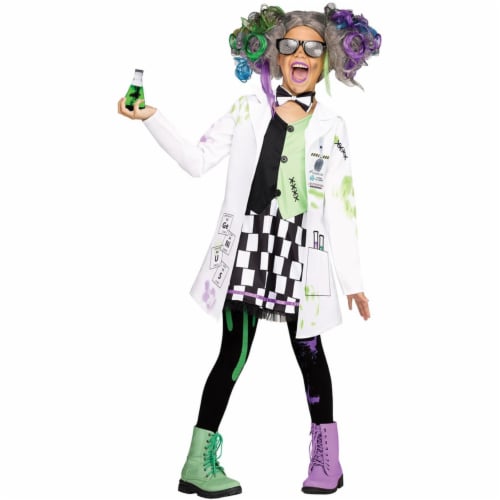 Fun World FW112322XL Mad Scientist Childs Costume - Extra Large Perspective: front