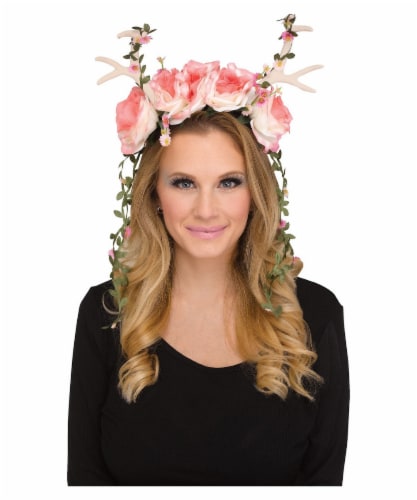Fun World Fantasy Faun Headpiece - Pink Perspective: front