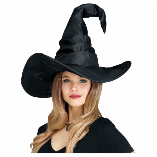 Fun World Curved Cone Witch Hat Perspective: front