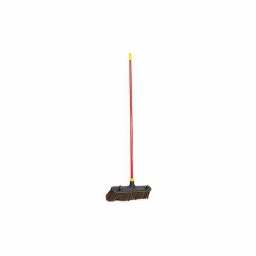 Quickie Push Broom,60 in Handle L,18 in Face  526 Perspective: front