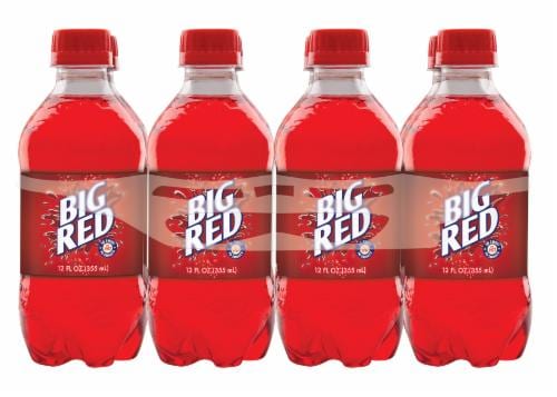 Big Red Soda Bottles, 8 bottles / 12 fl oz - Foods Co.