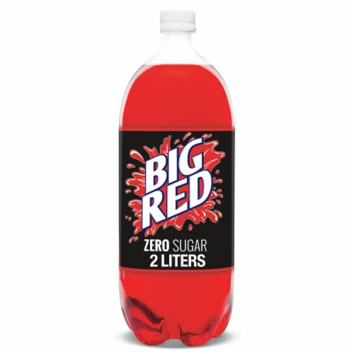 Big Red® Zero Sugar Soda Bottle Perspective: front