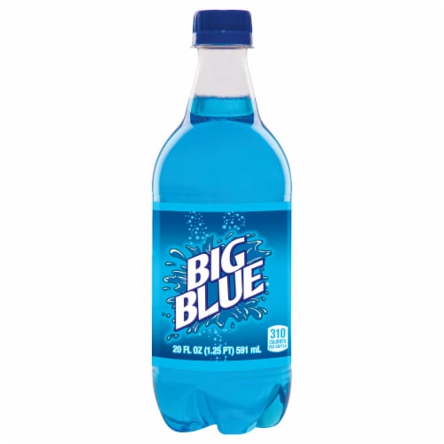Big Blue Soda Perspective: front