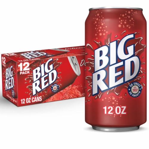 Big Red® Zero Sugar Soda Cans, 12 pk / 12 fl oz - Kroger