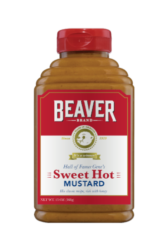 Beaver Brand Sweet Hot Mustard Perspective: front