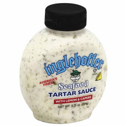 Inglehoffer® Seafood Tartar Sauce with Lemon & Capers Perspective: front