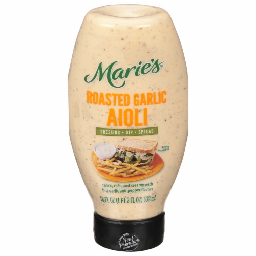 Marie's® Roasted Garlic Aioli Dressing & Dip Perspective: front
