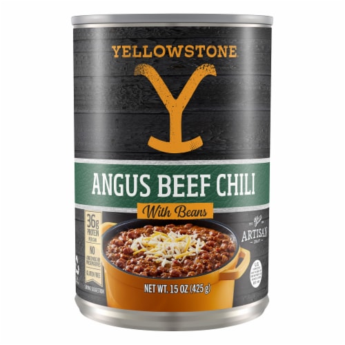 Yellowstone™ Angus Beef Canned Chili with Beans Perspective: front