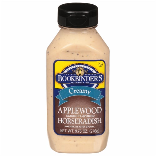 Bookbinders Horseradish Applewood Smoke Creamy 9.75 oz (Pack Of 9) Perspective: front