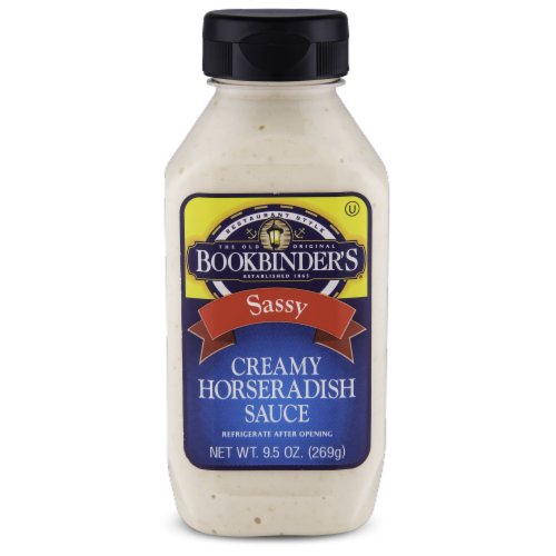 Bookbinder's® Sassy Creamy Horseradish Sauce Perspective: front