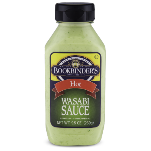 Bookbinder's Hot Wasabi Sauce Perspective: front