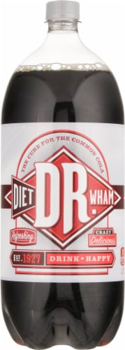 Dr. Wham Diet Cola Soda Perspective: front