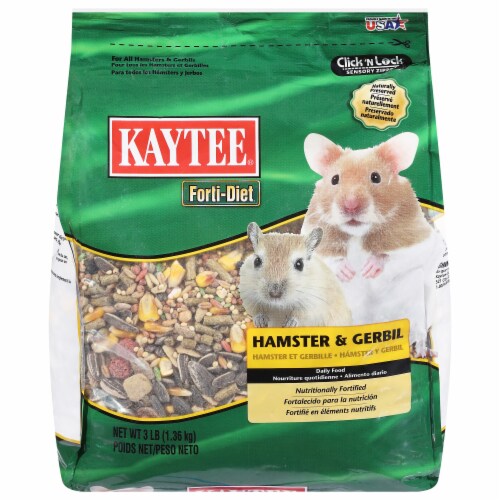 Kaytee® Forti-Diet Hamster & Gerbil Food Perspective: front