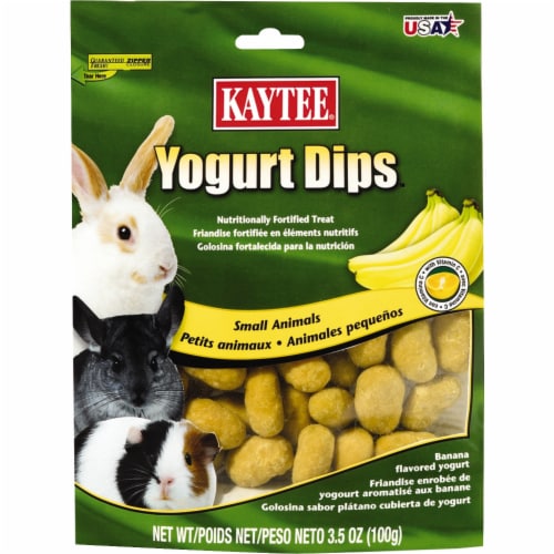 Kaytee Yogurt Dips Banana Flavored Small Animal Treats Perspective: front