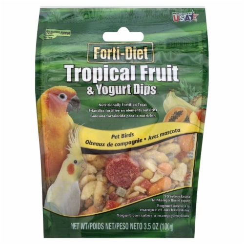Kaytee Forti-Diet Tropical Fruit & Yogurt Dips Perspective: front