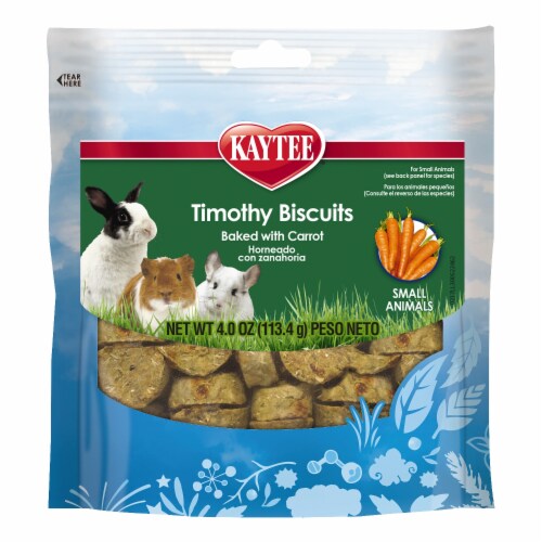 Kaytee® Timothy Carrot Biscuit Treats Perspective: front