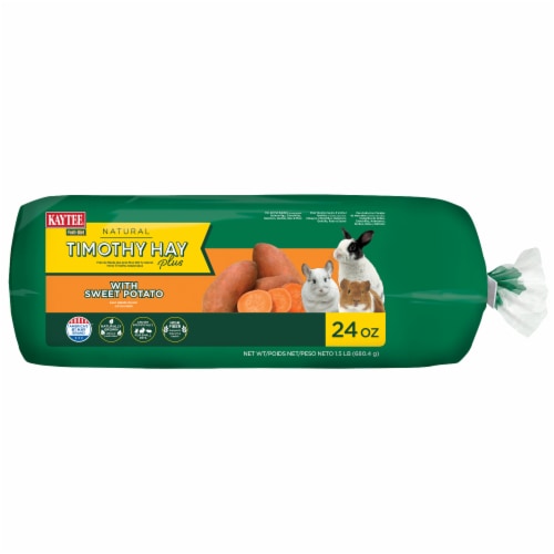 Kaytee® Timothy Hay Ultra with Sweet Potato Perspective: front