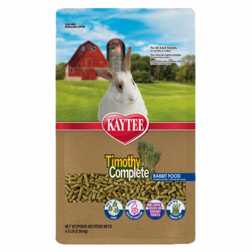 Kaytee® Timothy Complete Rabbit Food Perspective: front