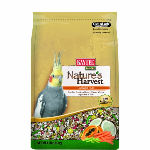 Nature's Harvest® Forti-Diet Nutritionally Fortified Feed for Cockatiels Perspective: front