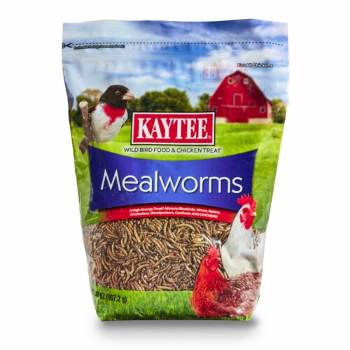 Kaytee Products 100522905 32 oz. Meal Worms Perspective: front