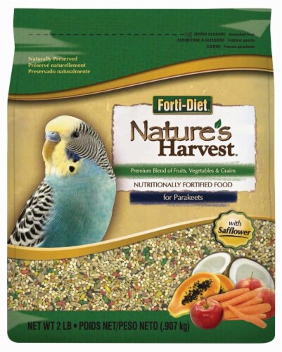 Nature's Harvest® Forti-Diet Blend For Parakeets Perspective: front