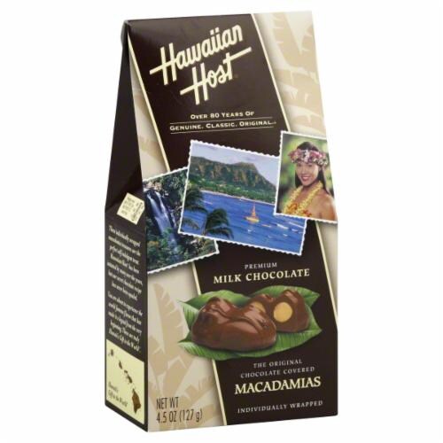 Hawaiian Milk Chocolate Covered Macadamias Perspective: front